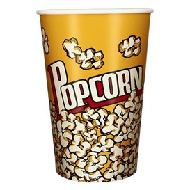 Paper Popcorn Box 1920ml 13,3x10x19,5cm (500 Units)