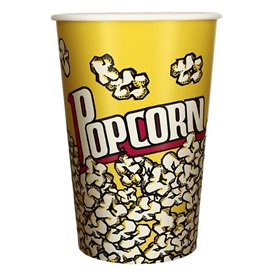 Paper Popcorn Box 1380ml 12,4x9x17cm (500 Units)