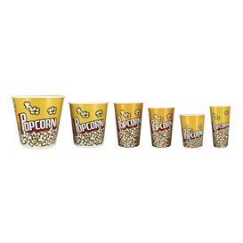 Paper Popcorn Box 720ml 9,6x6,5x17,7cm (1000 Units)