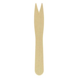Wooden Food Pick Snaks Natural 8,5cm (1000 Units)