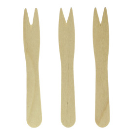 Wooden Food Pick Snaks Natural 8,5cm (6.000 Units)