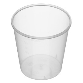 Plastic Shot PP Graduated Clear 35 ml (50 Units) 