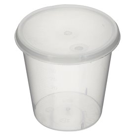 Plastic Lid PP Clear Ø4,5cm for Graduated Cup PP Clear (2000 Units)