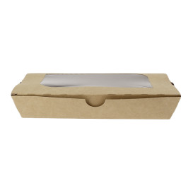 Paper Take-out Container "Premium" 21x13x3,5cm 730ml (300 Units)