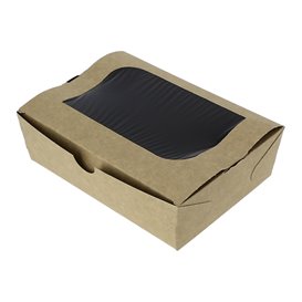 Paper Take-out Container "Premium" 18x12,7x5,5cm 1000ml (175 Units)