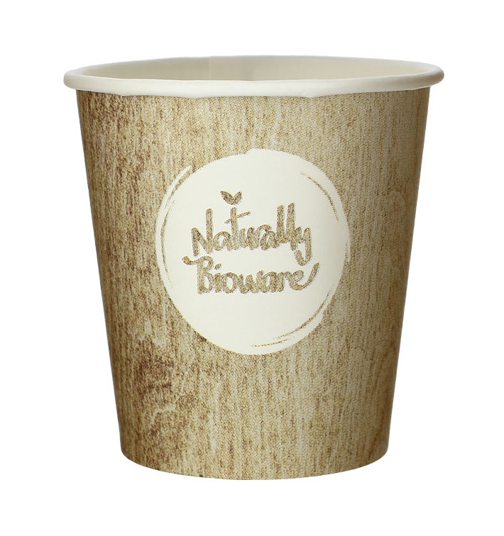 Paper Cup PLA "BioWare" Eco-Friendly 4 Oz/120ml Ø6,2cm (80 Units)