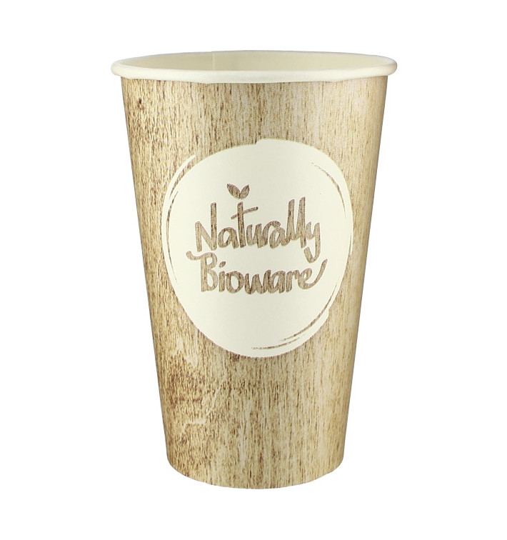 Paper Cup PLA "BioWare" 12 Oz/384ml Ø8,0cm (1100 Units) Paper Cup PLA "BioWare" 12 Oz/384ml Ø8,0cm (1100 Units)