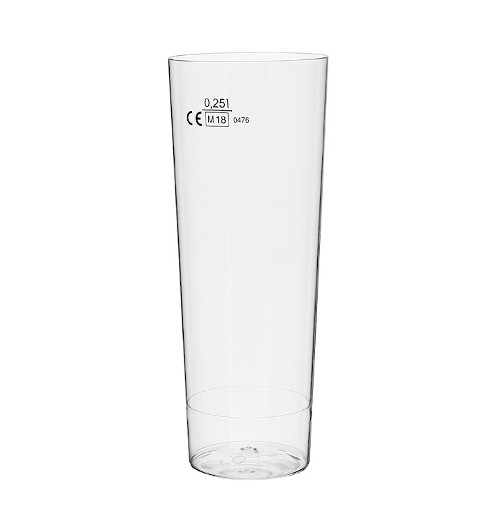 Plastic Collins Glass PS "Moon" Clear 300ml (490 Units) Plastic Collins Glass PS "Moon" Clear 300ml (490 Units)