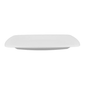 Sugarcane Plate Square shape White 25 cm (500 Units)