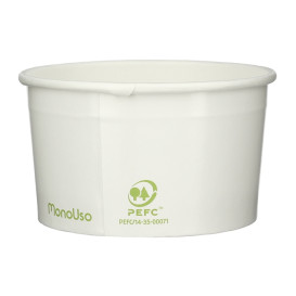 Paper Ice Cream Container Eco-Friendly 100ml (65 Units) 