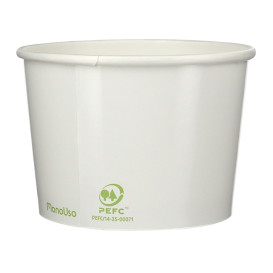 Paper Ice Cream Container Eco-Friendly 260ml (55 Units)