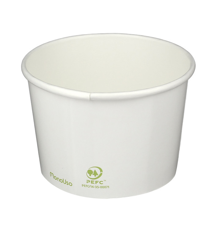 Paper Ice Cream Container EcoFriendly 310ml (1200 Units)