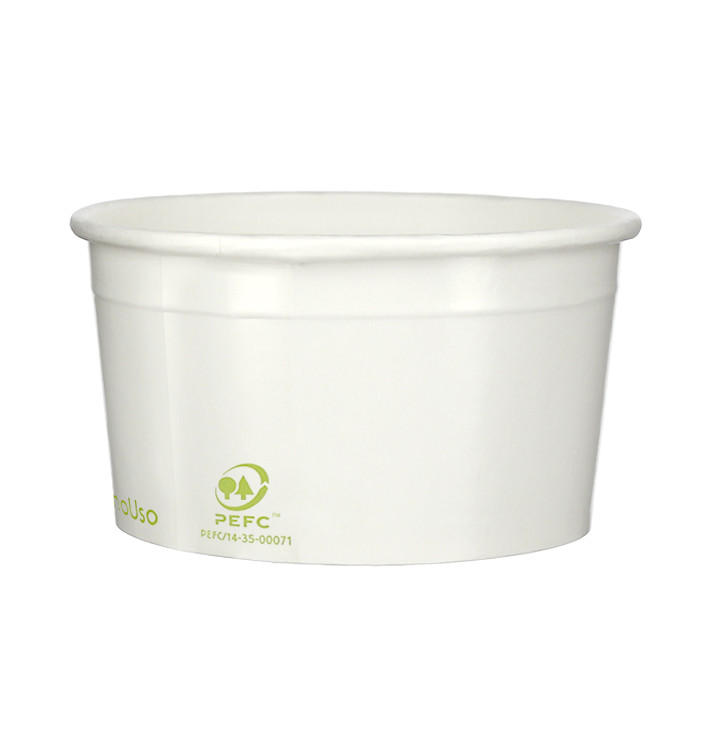 Paper Ice Cream Container Eco-Friendly 175ml (50 Units) Paper Ice Cream Container Eco-Friendly 175ml (50 Units)
