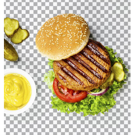 Paper Food Wrap Grease-Proof Black 31x38cm (4000 Units)