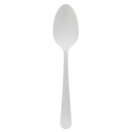 Reusable Spoon PP Mineral "Gaia" White 190mm (10 Units)