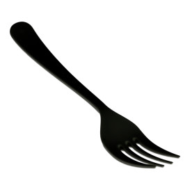 Reusable Fork PP Mineral "Gaia" Black 190mm (600 Units)