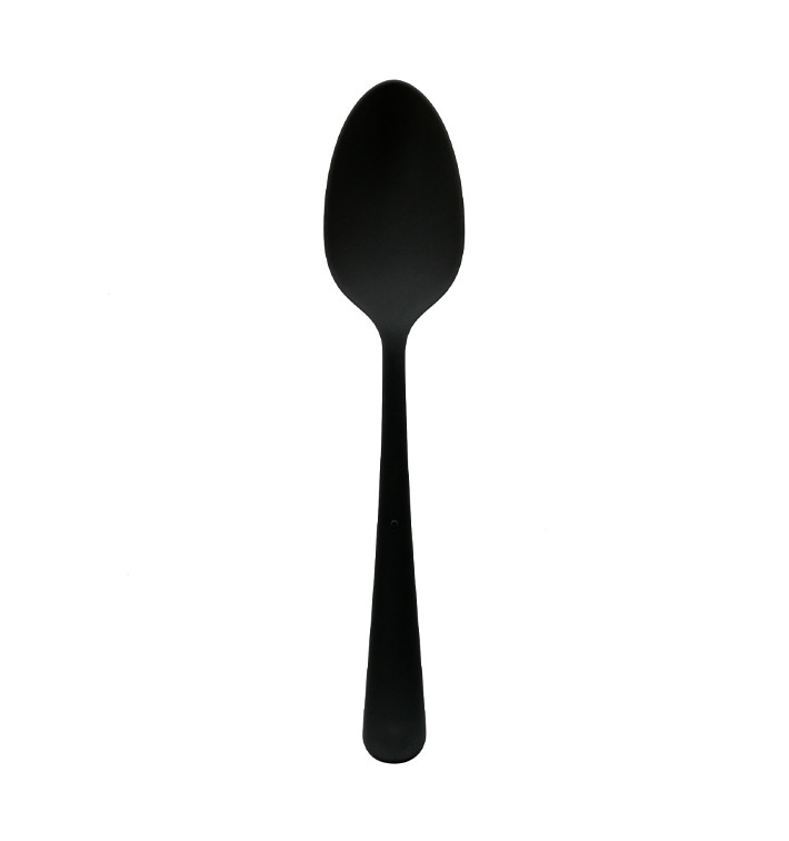 Reusable Spoon PP Mineral "Gaia" Black 190mm (10 Units)