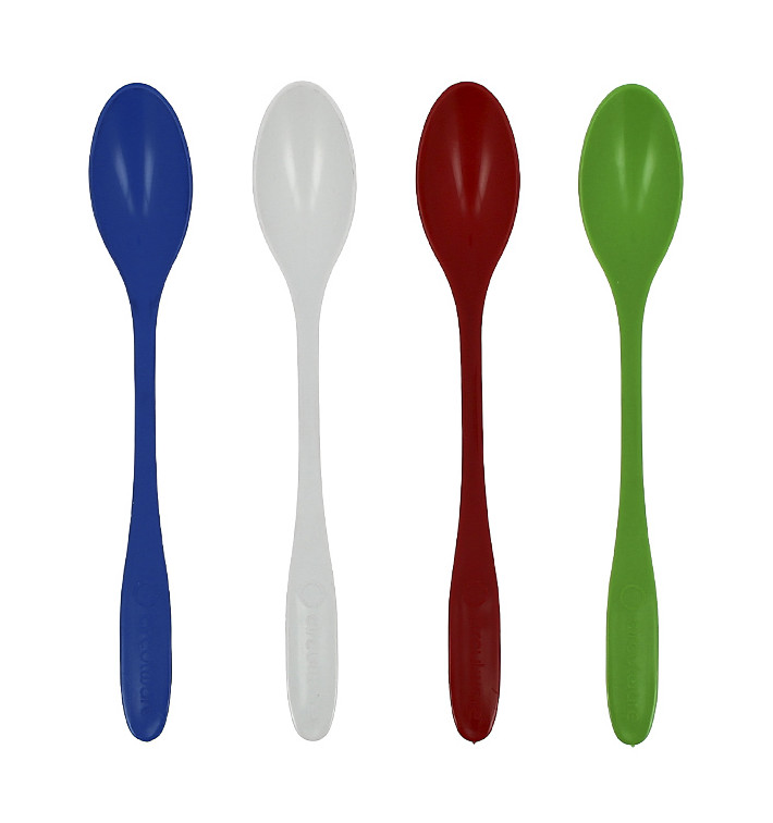 Reusable Ice Cream Spoon PP Mineral Assortment 175mm (100 Units) Reusable Ice Cream Spoon PP Mineral Assortment 175mm (100 Units)