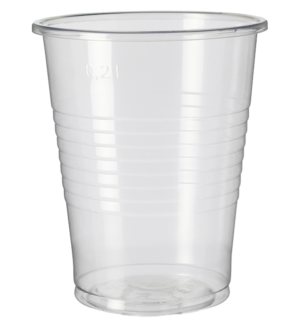 Plastic Cup PP Clear 240ml Ø7,34cm (2.000 Units)