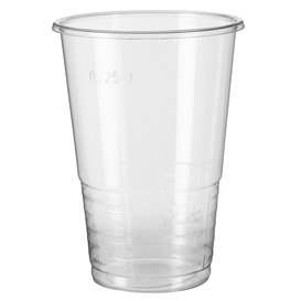 Plastic Cup PP Clear 330ml Ø7,9cm (50 Units) 
