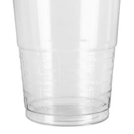 Reusable Durable Cup PP Translucent 330ml Ø7,3cm (16 Units)