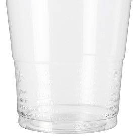 Plain PP Plastic Glass with Dome Lid