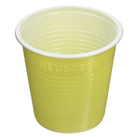 Reusable Shot PS Bicolour Yellow 160ml (450 Units)