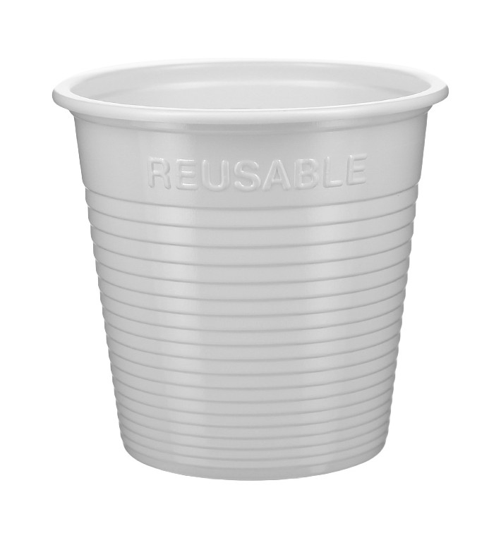 Reusable Economy Shot PS Bicolour White 230ml (30 Units) Reusable Economy Shot PS Bicolour White 230ml (30 Units)