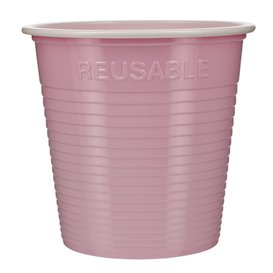 Reusable Economy Shot PS Bicolour Pink 230ml (420 Units)