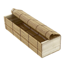 Bamboo Sushi Container 23x8x6cm (24 Units)