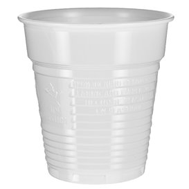 Plastic Cup PS White 166ml Ø7,0cm (3.000 Units)