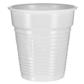 Plastic Cup PS Vending White 166ml Ø7,0cm (3.000 Units)