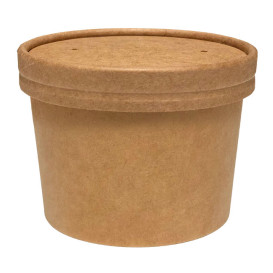 Kraft Carton Pot 8Oz/250ml Ø9cm (500 Units)