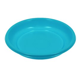 Reusable Plate Flat Economic PS Turquoise Ø20,5cm (150 Units)