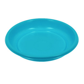 Reusable Plate Flat Economic PS Turquoise Ø20,5cm (150 Units)