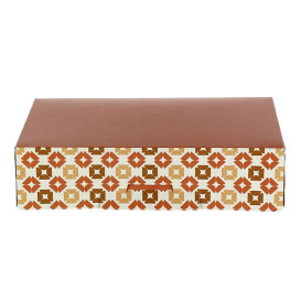 Box for Chocolates and Sweets Coral 22x15x6cm (100 Units)