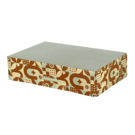 Box for Sweets Mint Chocolate 17x11,5x4,3cm (100 Units)