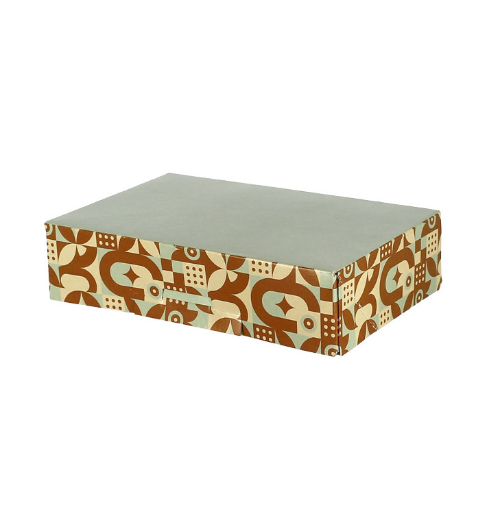 Box for Sweets Mint Chocolate 17x11,5x4,3cm (100 Units) Box for Sweets Mint Chocolate 17x11,5x4,3cm (100 Units)