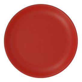 Reusable Plate Durable PP Mineral Red Ø21cm (54 Units)