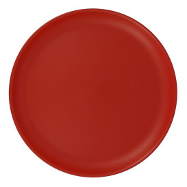 Reusable Plate Durable PP Mineral Red Ø27,5cm (54 Units)