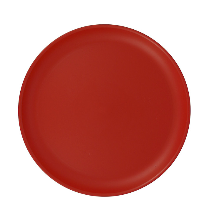 Reusable Plate Durable PP Mineral Red Ø27,5cm (54 Units) Reusable Plate Durable PP Mineral Red Ø27,5cm (54 Units)