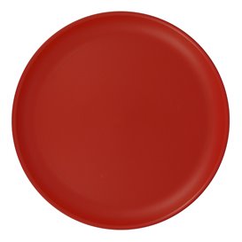 Reusable Plate Durable PP Mineral Red Ø27,5cm (6 Units)