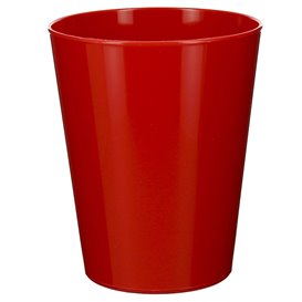 Reusable Cup Durable PP Mineral Red 330ml (6 Units)