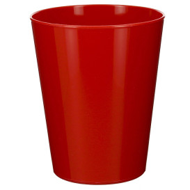 Reusable Cup Durable PP Mineral Red 330ml (6 Units)