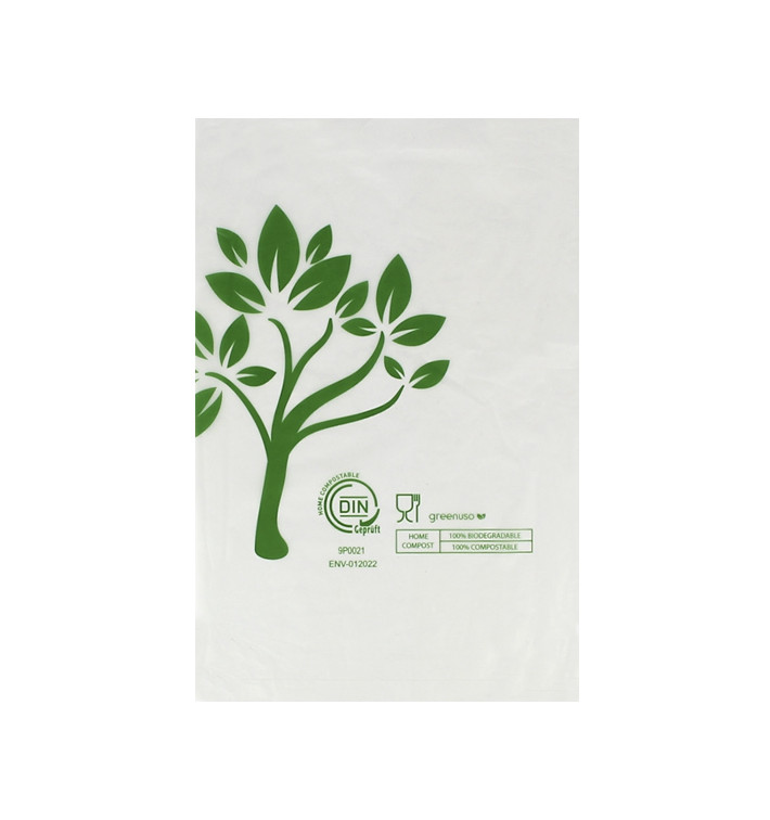 Plastic Bag Home Compost “Be Eco!” 16x24cm (100 Units)