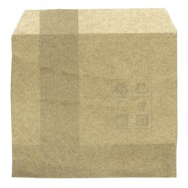 Paper Fries Envelope Grease-Proof Kraft 12x12cm (250 Units) 