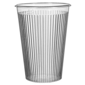 Reusable Cup PS Cristal Ribbed 200ml (25 Units)