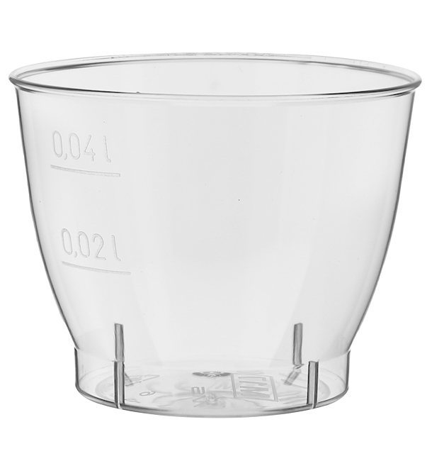Reusable Shot Cup PS Cristal Cool 40ml (50 Units)