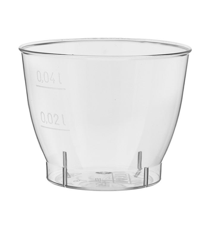 Reusable Shot Cup PS Cristal Cool 40ml (50 Units)