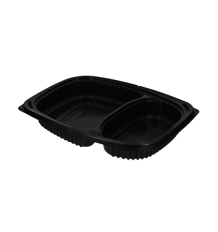 Plastic Container PP Rectangular Shape 2C 1050ml 25,5x18,9x4,5cm (40 Units) Plastic Container PP Rectangular Shape 2C 1050ml 25,5x18,9x4,5cm (40 Units)
